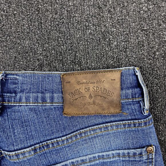 Jack of Spades The High Roller Stretch Jeans Blue #JF4P14M Size 33x30 - Picture 7 of 8